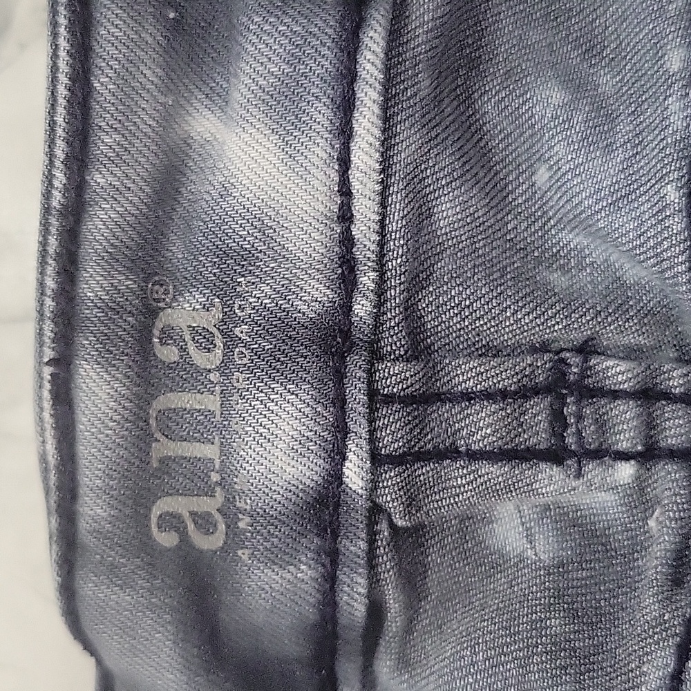 ANA Women's Jegging Gray Tie Dye Jeans Mid-Rise Size 28 - Picture 9 of 12